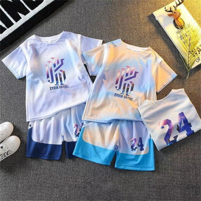 Children's clothing boys' summer basketball uniforms quick-drying sports clothing for older children thin boys