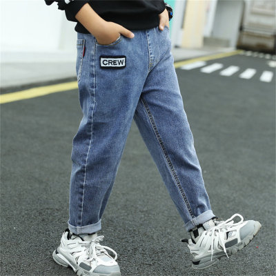 Boys jeans 2023 spring and autumn new children's clothing manufacturers wholesale small, medium and large children boys student children's pants