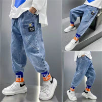 Jeans elasticizzati da ragazzo Jeans casual quotidiani  Blu