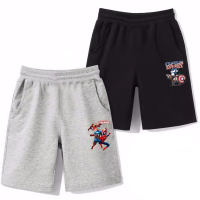 Two-pack of new boys' summer shorts, children's shorts, medium and large children's casual pants  Multicolor