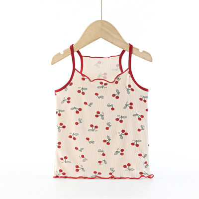 New children's clothing, children's vests, girls' suspenders, summer modal pajamas, printed home clothes, dropshipping