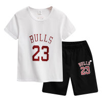 2024 new big kids suits 7-15 years old boys and girls sports summer casual shorts suits wholesale  White