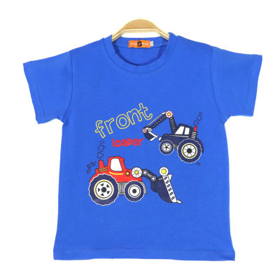 Boys summer clothing children's short-sleeved T-shirt pure cotton new style children's clothing boy tops