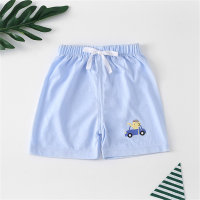 Children's summer shorts children's clothing Korean style cotton shorts for boys and girls  Light Blue