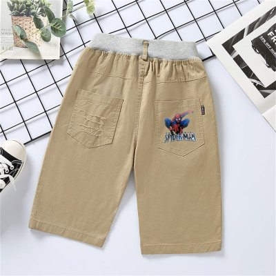 Pantalons d'été fins pour garçons, pantalons de dessin animé pour enfants moyens et grands, vêtements de travail pour enfants