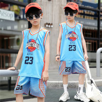 Nuevos uniformes de baloncesto de verano para niños y niñas, geniales uniformes de entrenamiento deportivo para niños  Azul