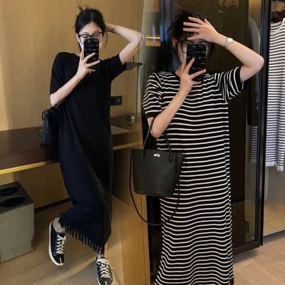 Summer new maternity dress fashion suit short-sleeved fashion Internet celebrity style pregnancy skirt summer trendy outing top