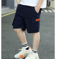 Boys pants casual pants middle and large children children sports treasure fashion single pants  Navy Blue