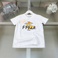 Boys' Spring and Summer Printed Children's Short-sleeved T-shirts for Small and Medium Children's Fashionable Street Boys' Tops T-shirts Summer Clothes  White
