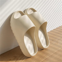 Chinelos de coco para uso ao ar livre e sandálias de EVA com sola grossa para ambientes internos  Branco