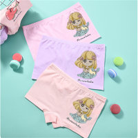 Set da 3 pezzi di boxer per bambini in puro cotone nuovo stile Chuxin cherry cartoon girls boxer per bambini di piccole e medie dimensioni  Multicolore