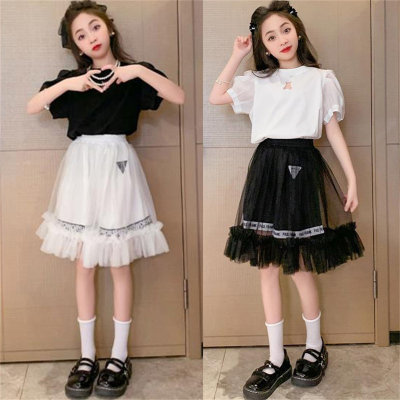 Mädchen kleiden Sommer Internet Promi Mädchen Prinzessin Kleid Mädchen ältere Kinder Kleid