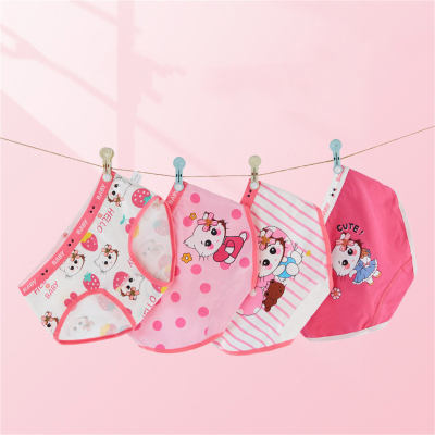 Children's underwear pure cotton girls briefs cartoon cute kitten little girl shorts girls 1017-1