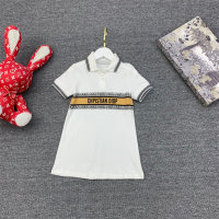 Robe d'été pour filles, jupe pour enfants, robe de princesse, vêtements pour bébés, nouvelle collection 2024  Noir