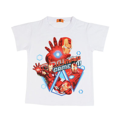 Ragazzi vestiti estivi T-shirt a maniche corte per bambini puro cotone nuovo stile vestiti per bambini ragazzo top tendenza Spiderman