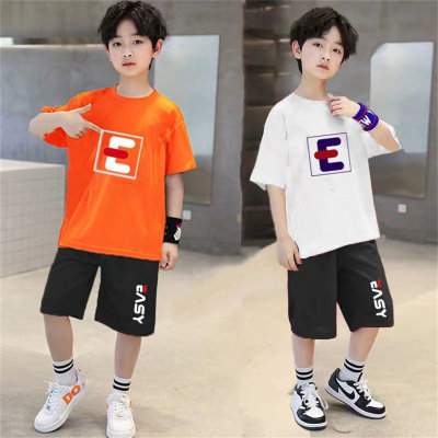 Foreign trade children's clothing boys suits for middle and large children loose quick-drying mesh breathable basketball uniforms sports thin style one piece drop shipping