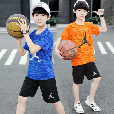 Boys summer quick-drying suit vest basketball suit shorts two-piece sports jersey