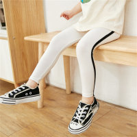 Girls' pants summer thin solid color modal leggings can be worn outside in summer  Apricot