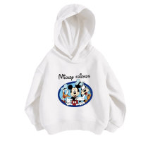 Children's clothing girls sweatshirt spring and autumn 2023 new boys' fashion pullover tops casual and stylish children's autumn clothing  White