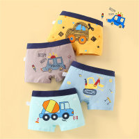 Boys Cotton Underwear Middle and Large Children Boxer Shorts Children Printed Underwear  Multicolor