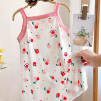 فستان أميرة صيفي جديد للأطفال فستان بناتي رائع ومريح يسمح بمرور الهواء فستان رقيق للأطفال متوسط وكبير  أبيض
