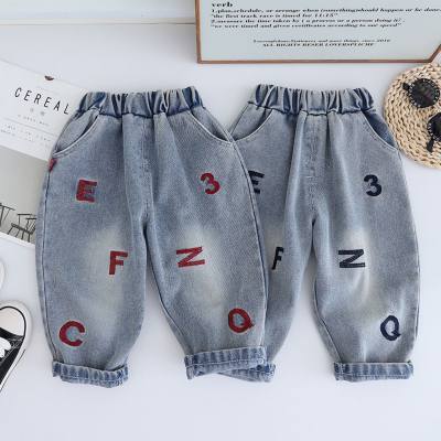 Children's trousers spring boys jeans children's trousers