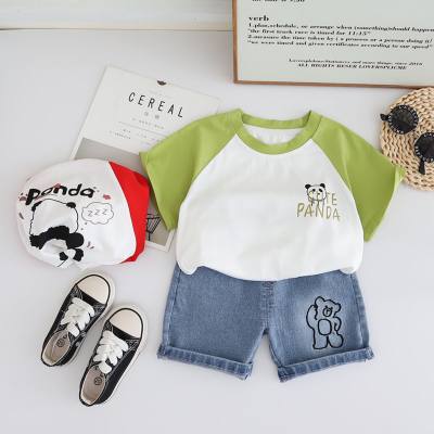 Boys summer baby suit children's summer short-sleeved clothes two-piece suit