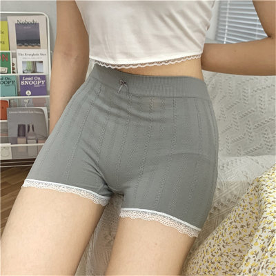 Japanese twist safety pants underwear for girls anti-exposure mid-waist pure cotton