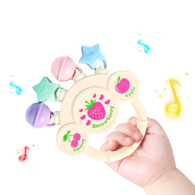 Baby grab ball shake bell fitness soft glue Shake bell baby tooth glue