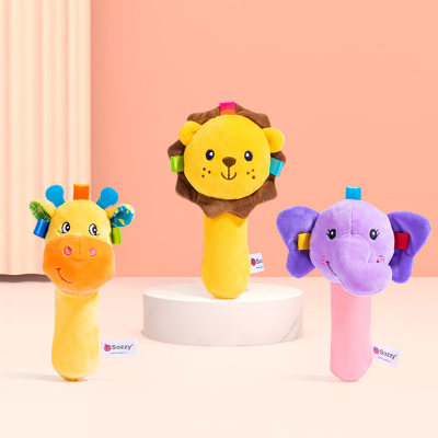 Plush baby toy parent-child interactive animal BB stick