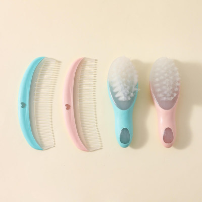 Baby Silica Gel Clean Brush Comb Set
