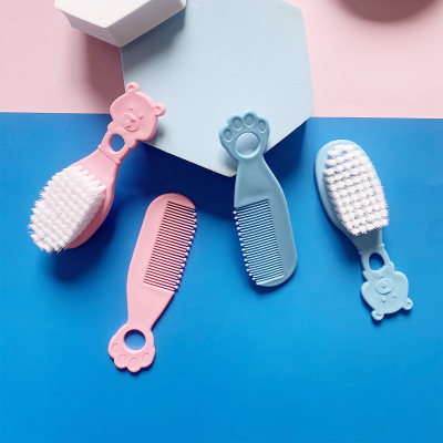 Baby Comb Brush Scissors Care Products Suit