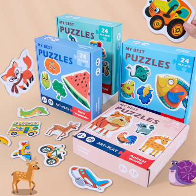 Brinquedo de educação infantil grande tabuleiro de quebra-cabeça para crianças
