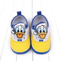 Baby 0-12 months baby shoes spring and autumn cartoon doll baby indoor soft sole shoes non-slip toddler shoes  Yellow