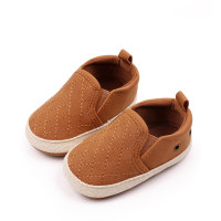 Baby  New plaid shoes baby shoes soft sole toddler shoes  Brown