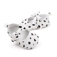 babyshoes toddler shoes 0-1 year old girl baby shoes soft bottom bow baby shoes  White