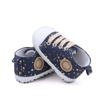 Baby Toddler 's  Dotted Canvas Shoes  Navy Blue