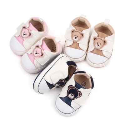Baby Color-block Bear Pattern Shoes