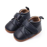 عرض ساخن لفصلي الربيع والخريف من عمر 0 إلى 1 سنة حذاء طفل صغير غير رسمي بنعل مطاطي حذاء أطفال حذاء أطفال  ازرق غامق