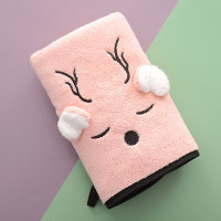 Baby Pure Cotton Cartoon Shape Towel  Pink
