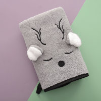 Baby Pure Cotton Cartoon Shape Towel  Grey