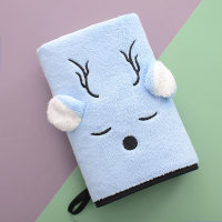 Baby Pure Cotton Cartoon Shape Towel  Blue