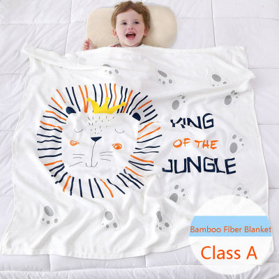 Bamboo Fiber Blanket Cover Summer Single Blanket Ice Silk Blanket Baby Air-conditioned Summer Cool Blanket