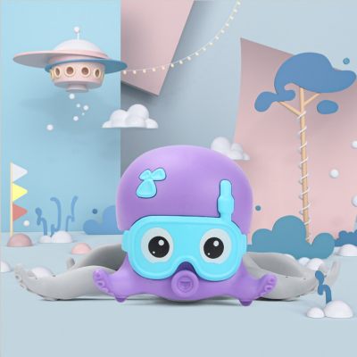 Octopus bath toy, Special movement and Simple on-off control