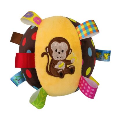 Baby Color-block Animal Pattern Stuffed Toy Ball