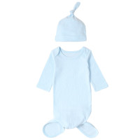 Baby sleeping bag + hat  Light Blue